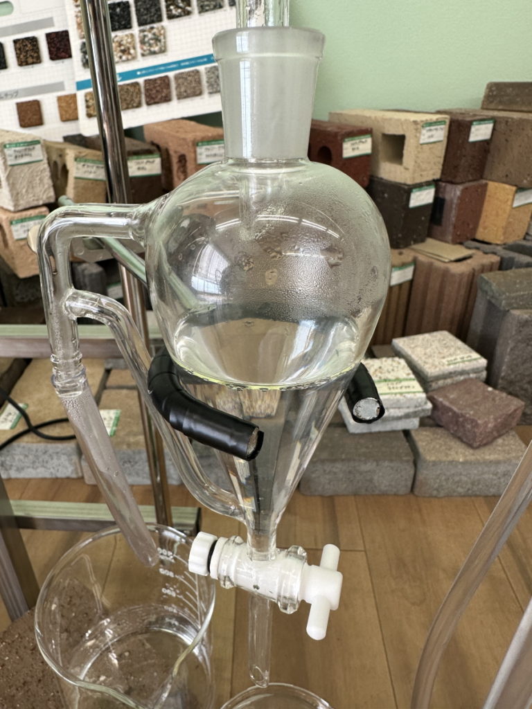 厚木産精油　スイートバジル精油　精油抽出　水蒸気蒸留体験1